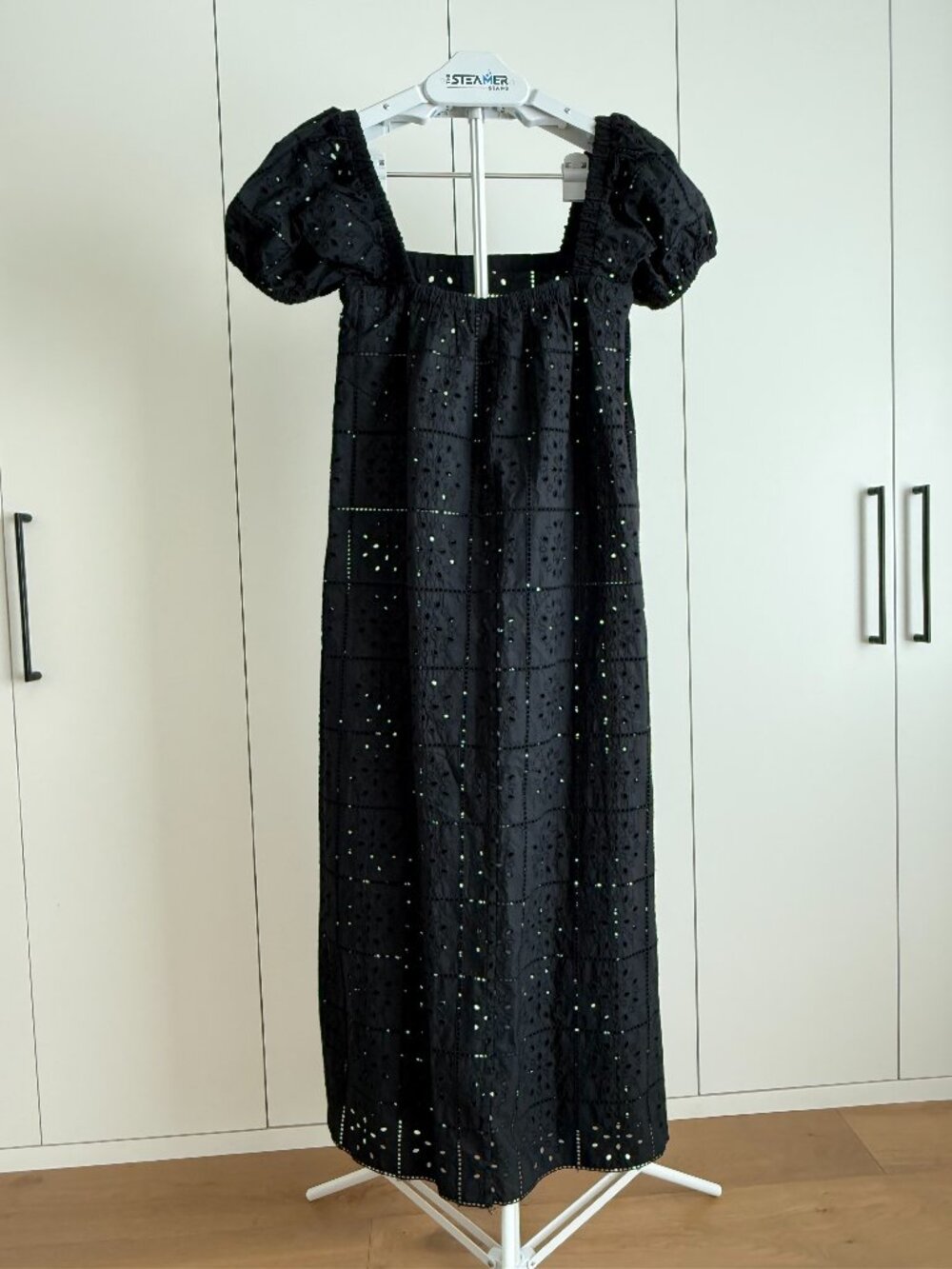 GANNI midi organic cotton dress